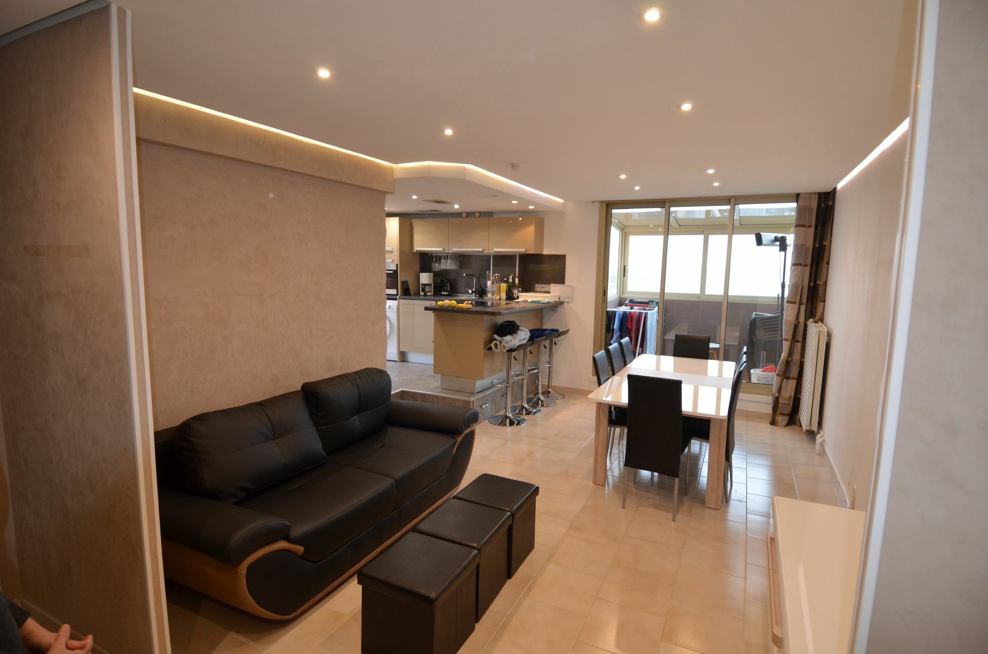 Appartement Rooftop 8 Personnes Grande Terrasse Avec Parking Quartier Aeroport Nice Exterior photo